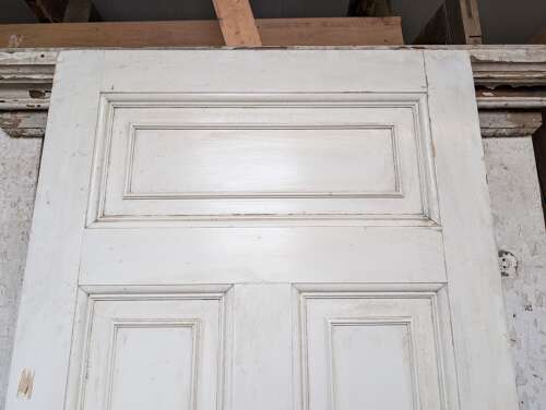 DB0500 A RECLAIMED 5 PANEL PINE DOOR FOR INTERNAL / EXTERNAL USE