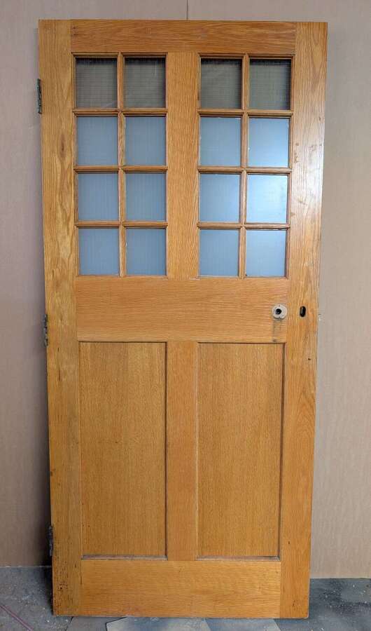DB0790 A RECLAIMED OAK EXTERNAL / INTERNAL DOOR COULD BE STABLE DOOR