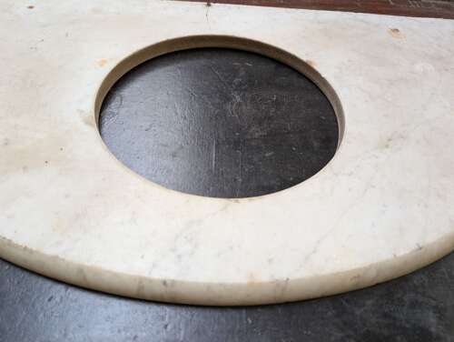 M2152 A RECLAIMED MARBLE SINK / WASHSTAND TOP