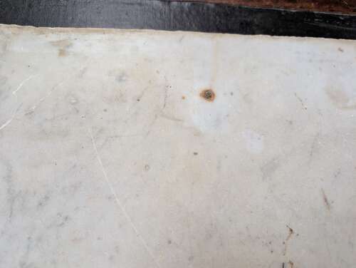 M2152 A RECLAIMED MARBLE SINK / WASHSTAND TOP