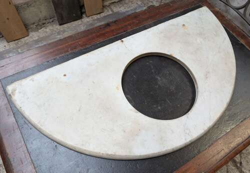 M2152 A RECLAIMED MARBLE SINK / WASHSTAND TOP