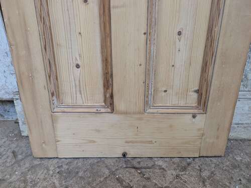 DI1034 RECLAIMED STRIPPED PINE 4 PANEL INTERNAL DOOR FOR GLAZING