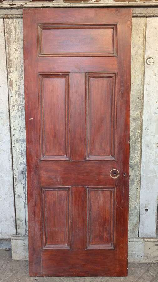 DI1037 A RECLAIMED FIVE PANEL PINE INTERNAL DOOR