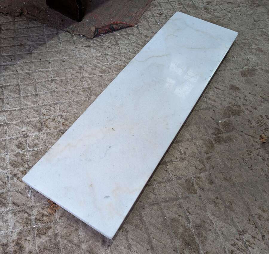 M2236 A RECLAIMED MARBLE SLAB FOR HEARTH / PROJECT