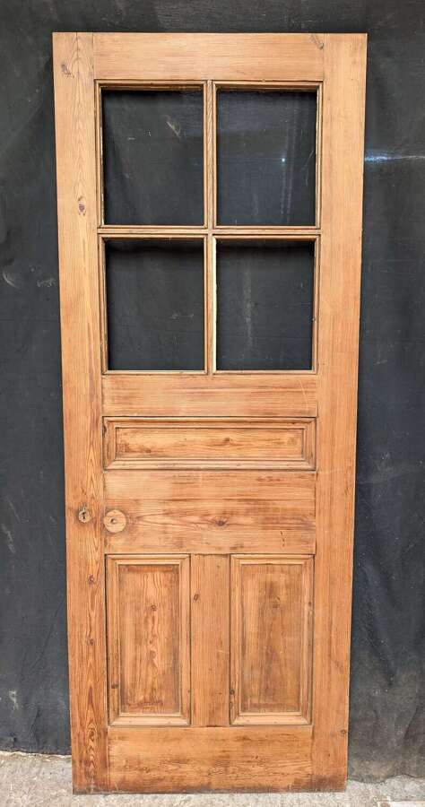 DI1063 A RECLAIMED PINE AND OAK INTERNAL DOOR FOR GLAZING