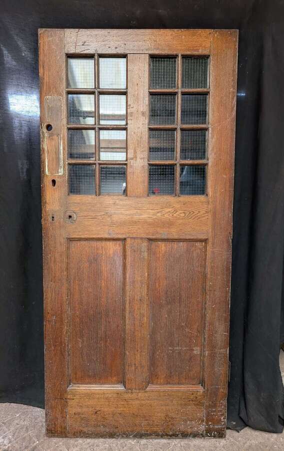 DB0796 RECLAIMED ARTS & CRAFTS OAK EXTERNAL / INTERNAL DOOR