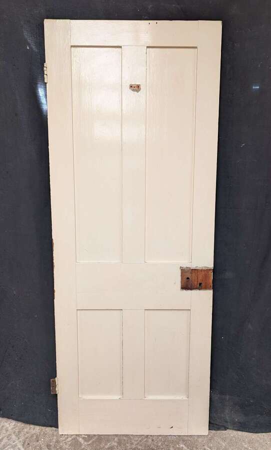 DI1095 A RECLAIMED PINE FOUR PANEL INTERNAL DOOR