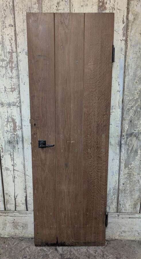 CS0173 RUSTIC RECLAIMED ARTS AND CRAFTS OAK PLANK CUPBOARD DOOR