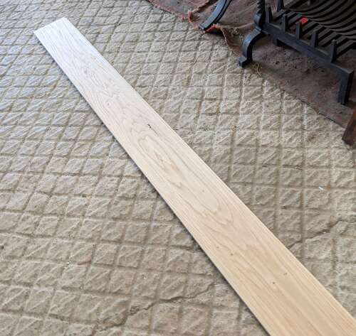M2328 SOLID OAK PLANKS, FLOOR BOARDS, 18cm x 300cm x 2.2cm. T & G.