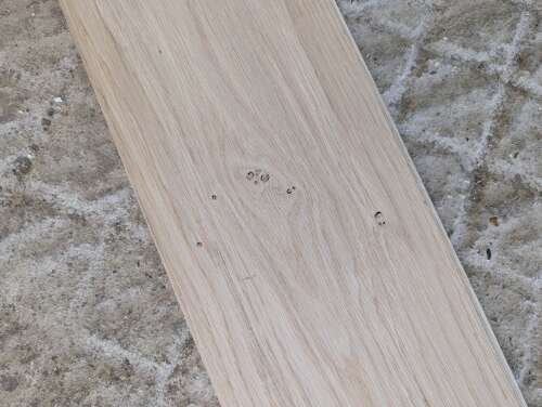 M2328 SOLID OAK PLANKS, FLOOR BOARDS, 18cm x 300cm x 2.2cm. T & G.