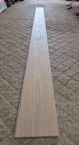 M2328 SOLID OAK PLANKS, FLOOR BOARDS, 18cm x 300cm x 2.2cm. T & G.