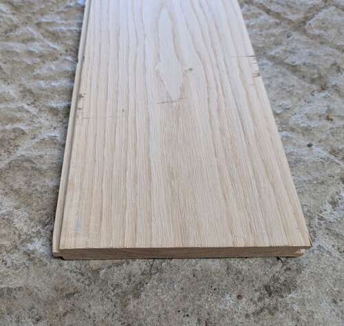 M2328 SOLID OAK PLANKS, FLOOR BOARDS, 18cm x 300cm x 2.2cm. T & G.