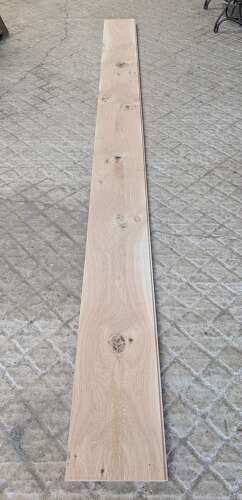M2329 SOLID OAK PLANKS, FLOOR BOARDS, 23cm x 300cm x 2.2cm. T & G.