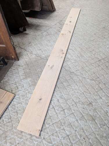 M2329 SOLID OAK PLANKS, FLOOR BOARDS, 23cm x 300cm x 2.2cm. T & G.