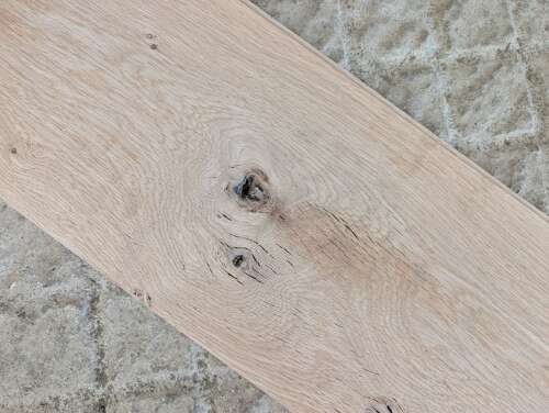 M2329 SOLID OAK PLANKS, FLOOR BOARDS, 23cm x 300cm x 2.2cm. T & G.