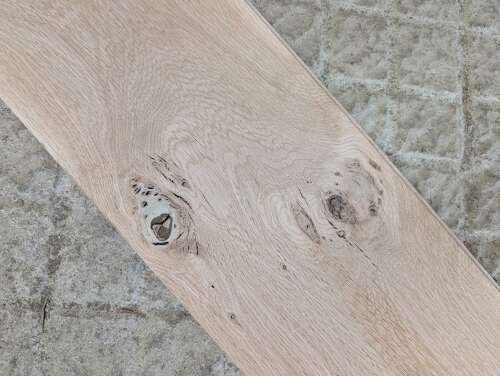M2329 SOLID OAK PLANKS, FLOOR BOARDS, 23cm x 300cm x 2.2cm. T & G.