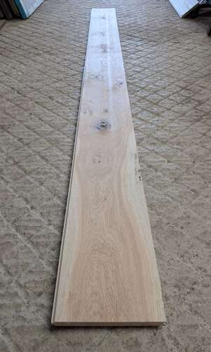 M2329 SOLID OAK PLANKS, FLOOR BOARDS, 23cm x 300cm x 2.2cm. T & G.