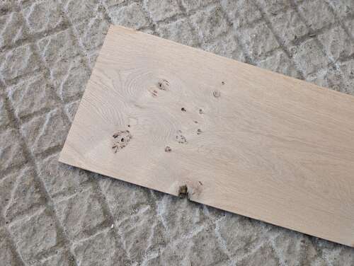 M2330 SOLID OAK PLANKS, FLOOR BOARDS, 28cm x 300cm x 2.2cm. T & G.