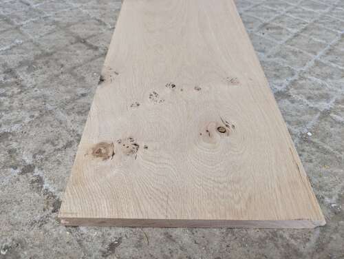 M2330 SOLID OAK PLANKS, FLOOR BOARDS, 28cm x 300cm x 2.2cm. T & G.