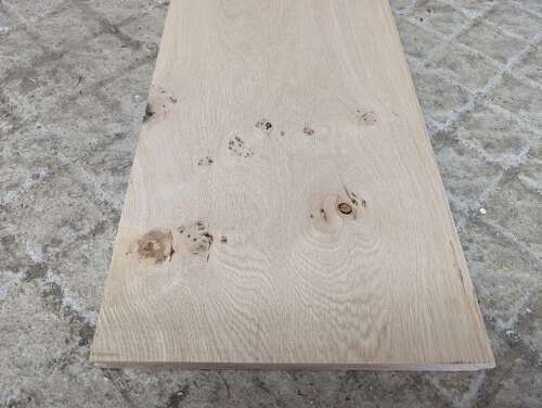 M2330 SOLID OAK PLANKS, FLOOR BOARDS, 28cm x 300cm x 2.2cm. T & G.