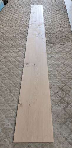 M2330 SOLID OAK PLANKS, FLOOR BOARDS, 28cm x 300cm x 2.2cm. T & G.