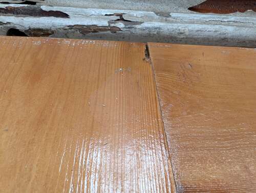DI1113 RECLAIMED 4 PANEL VICTORIAN STRIPPED PINE INTERNAL DOOR