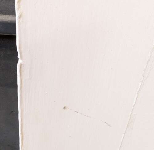 DP0580 PAIR OF RECLAIMED VICTORIAN PAINTED PINE DOORS INT / EXT