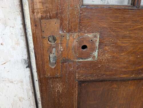 DB0797 RECLAIMED ARTS & CRAFTS OAK INTERNAL / EXTERNAL DOOR