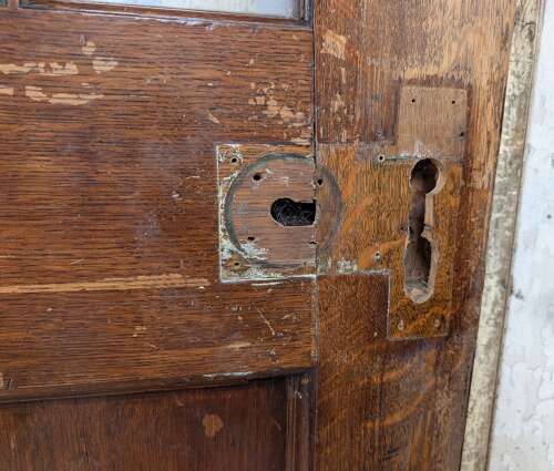 DB0797 RECLAIMED ARTS & CRAFTS OAK INTERNAL / EXTERNAL DOOR