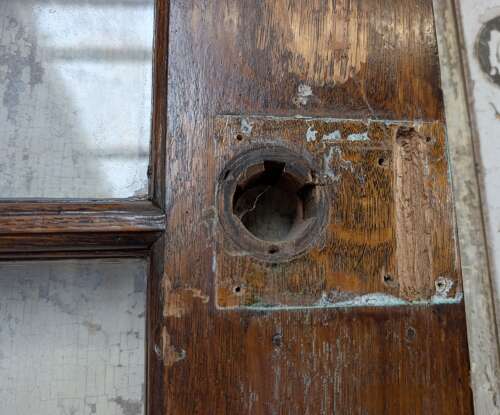 DB0797 RECLAIMED ARTS & CRAFTS OAK INTERNAL / EXTERNAL DOOR