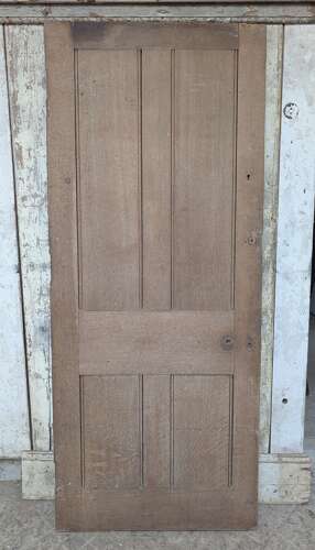 DB0798 A RECLAIMED SOLID OAK INTERNAL / EXTERNAL DOOR