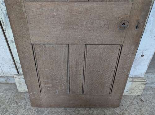 DB0798 A RECLAIMED SOLID OAK INTERNAL / EXTERNAL DOOR