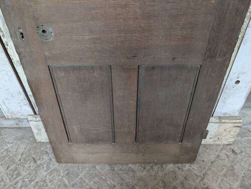DB0798 A RECLAIMED SOLID OAK INTERNAL / EXTERNAL DOOR