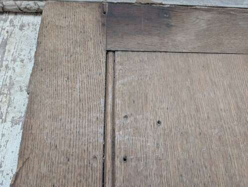 DB0798 A RECLAIMED SOLID OAK INTERNAL / EXTERNAL DOOR