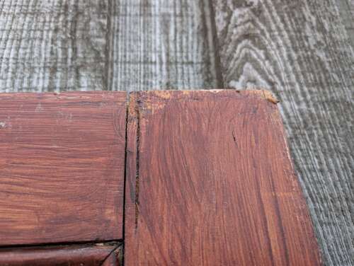 DP0585 TWO MATCHING 4 PANEL PAINTED PINE DOORS COULD BE USED TO MAKE PAIR
